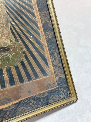 Honganji Monnyo 本願寺本如 (1778–1826): 'Buddha', ink and colour on textile, Edo, 18/19th C. — photo 6