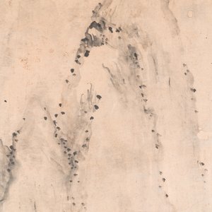 Huai Tang Shi 槐堂氏: 'Mountainous landscape after Shen Zhou', ink on paper — foto 4
