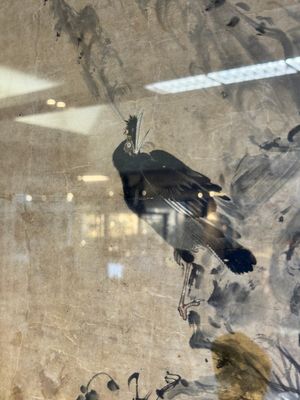 Hui Qishan 讳齐善: 'Dennenboom met eksters', inkt op papier, 19e eeuw — foto 5