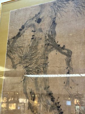 Hui Qishan 讳齐善: 'Pin et pies', encre sur papier, 19ème — photo 3