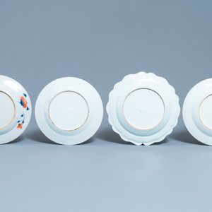 Huit assiettes en porcelaine de Chine famille rose, Qianlong — photo 5