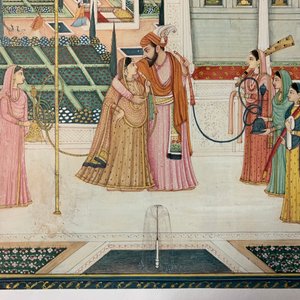 Huit miniatures et calligraphies islamiques et persans, Iran et Inde, 19/20ème — photo 17