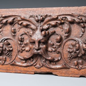 Huit panneaux à décor de grotesques en chêne sculpté, Pays Bas méridionaux, 17ème — photo 10
