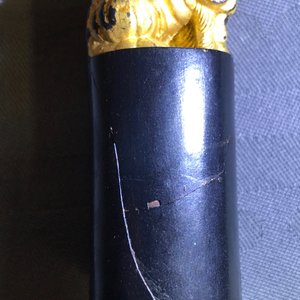 Huit pierres d'encre en forme de sceaux dans un coffre de présentation, 18/19ème — photo 50
