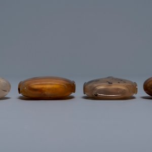 Huit tabatières en agate sculptée, Chine, 19/20ème — photo 9