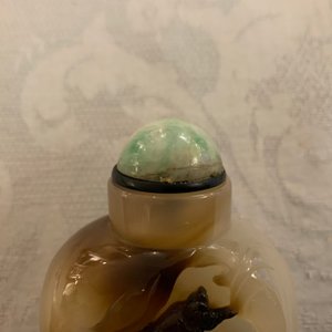 Huit tabatières en agate sculptée, Chine, 19/20ème — photo 10