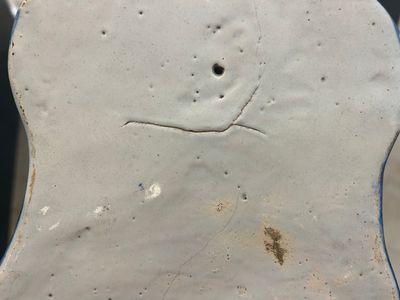 Importante fontaine murale couverte en faïence de Delft en bleu et blanc, 1ère moitié du 18ème — photo 7