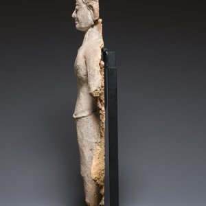 Importante sculpture de Bouddha Shakyamuni en stuc, Thaïlande, région de Haripunchai, 13ème — photo 4