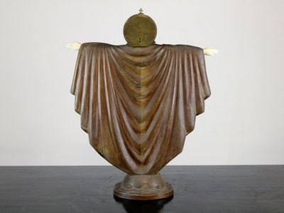 Importante sculpture en ivoire et bois du Christ, atelier De Wispelaere, Bruges, 1e moitié 20e