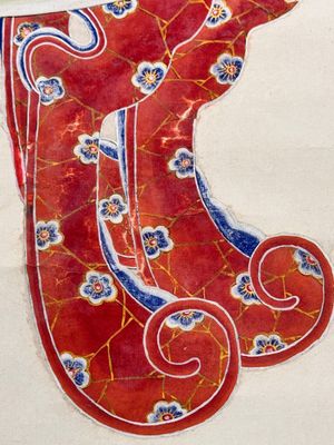 In the manner of Chen Shaofeng 陳兆鳳 (Late Qing Dynasty): 'Qinggong 清供', ink and colour on paper, Cixi mark, 20th C. — photo 13