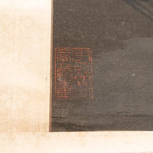 In the manner of Li Gonglin 李公麟 (1049-1106): 'Sages and servant under the tree', ink and colour on silk — photo 2