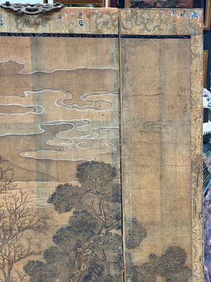 In the manner of Qiu Ying 仇英 (1494-1552): 'Festival in Chinese Garden', ink and colour on silk, 17/18th C. — photo 2
