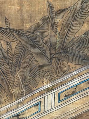 In the manner of Qiu Ying 仇英 (1494-1552): 'Festival in Chinese Garden', ink and colour on silk, 17/18th C. — photo 30