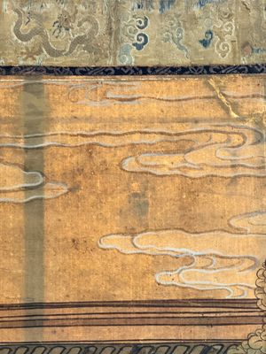 In the manner of Qiu Ying 仇英 (1494-1552): 'Festival in Chinese Garden', ink and colour on silk, 17/18th C. — photo 42