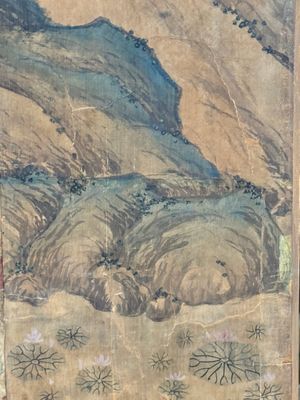 In the manner of Qiu Ying 仇英 (1494-1552): 'Festival in Chinese Garden', ink and colour on silk, 17/18th C. — photo 72