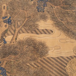 In the manner of Qiu Ying 仇英 (1494-1552): 'Festival in Chinese Garden', ink and colour on silk, 17/18th C. — photo 32