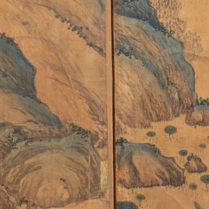 In the manner of Qiu Ying 仇英 (1494-1552): 'Festival in Chinese Garden', ink and colour on silk, 17/18th C. — photo 4
