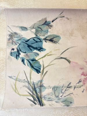In the manner of Wang Xuetao 王雪濤 (1903-1982): 'Peony', ink and colour on paper — 照片 3