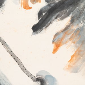 In the manner of Zhang Daqian 張大千 (1898-1983): 'Lotus', ink and colour on paper — photo 9