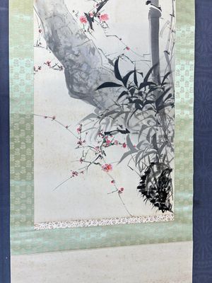 In the manner of Zhang Daqian 張大千 (1898-1983): 'Three friends of winter', ink and colour on paper — 照片 5
