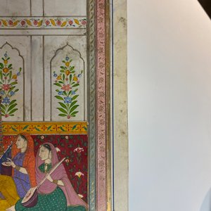 Indian school miniature: 'Audience with Maharaja Ranjit Singh', opaque pigments heightened with gold on paper, 19th C. — 照片 29