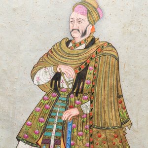 Indian school, miniature: 'Portrait of sultan Abdullah Qutb Shah' — photo 5