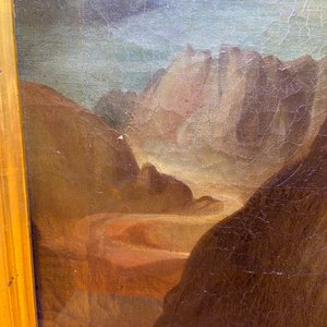 Italiaanse school, naar Leonardo da Vinci: 'Mona Lisa', olie op doek, gedateerd 1839 — foto 11