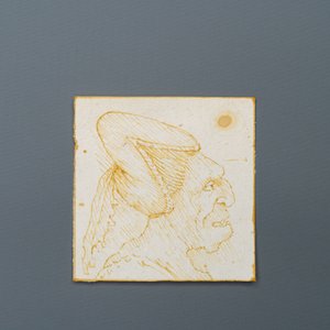 Italiaanse school, naar Leonardo da Vinci, pen en bruine inkt op papier, eind 19e eeuw: Tien karikaturen — foto 18