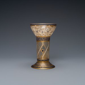 J. & L. Lobmeyr, Vienna, late 19th C.: An Islamic or Mamluk-style enamelled glass beaker — photo 2