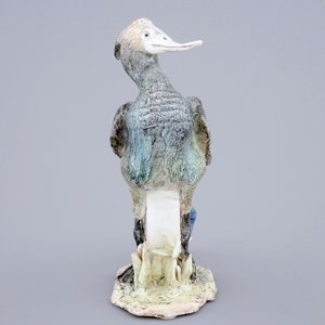 Jack Jefferys (1896-1961): Een eend, groep in polychrome keramiek — foto 2