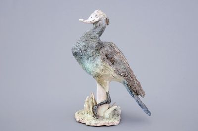 Jack Jefferys (1896-1961): Un canard, groupe en céramique