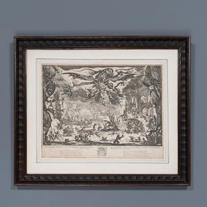 Jacques Callot (1592–1635): 'La tentation de Saint Antoine', gravure sur papier, vers 1635 — photo 1