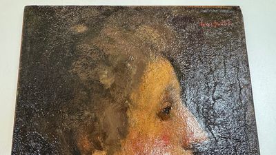 Jakob Smits (1855-1928): 'Malvina', oil on canvas and panel, signed, 1888-1899 — photo 4