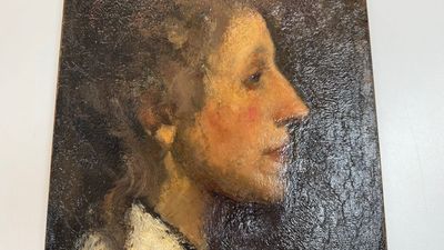 Jakob Smits (1855-1928): 'Malvina', oil on canvas and panel, signed, 1888-1899 — photo 5
