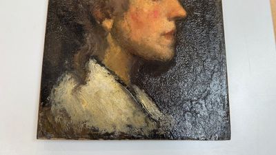 Jakob Smits (1855-1928): 'Malvina', oil on canvas and panel, signed, 1888-1899 — photo 8