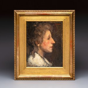 Jakob Smits (1855-1928): 'Malvina', oil on canvas and panel, signed, 1888-1899 — photo 1