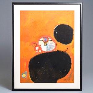 Jan Cobbaert (1909-1995): Abstract composition, mixed media on paper, dated 1967 — 照片 2