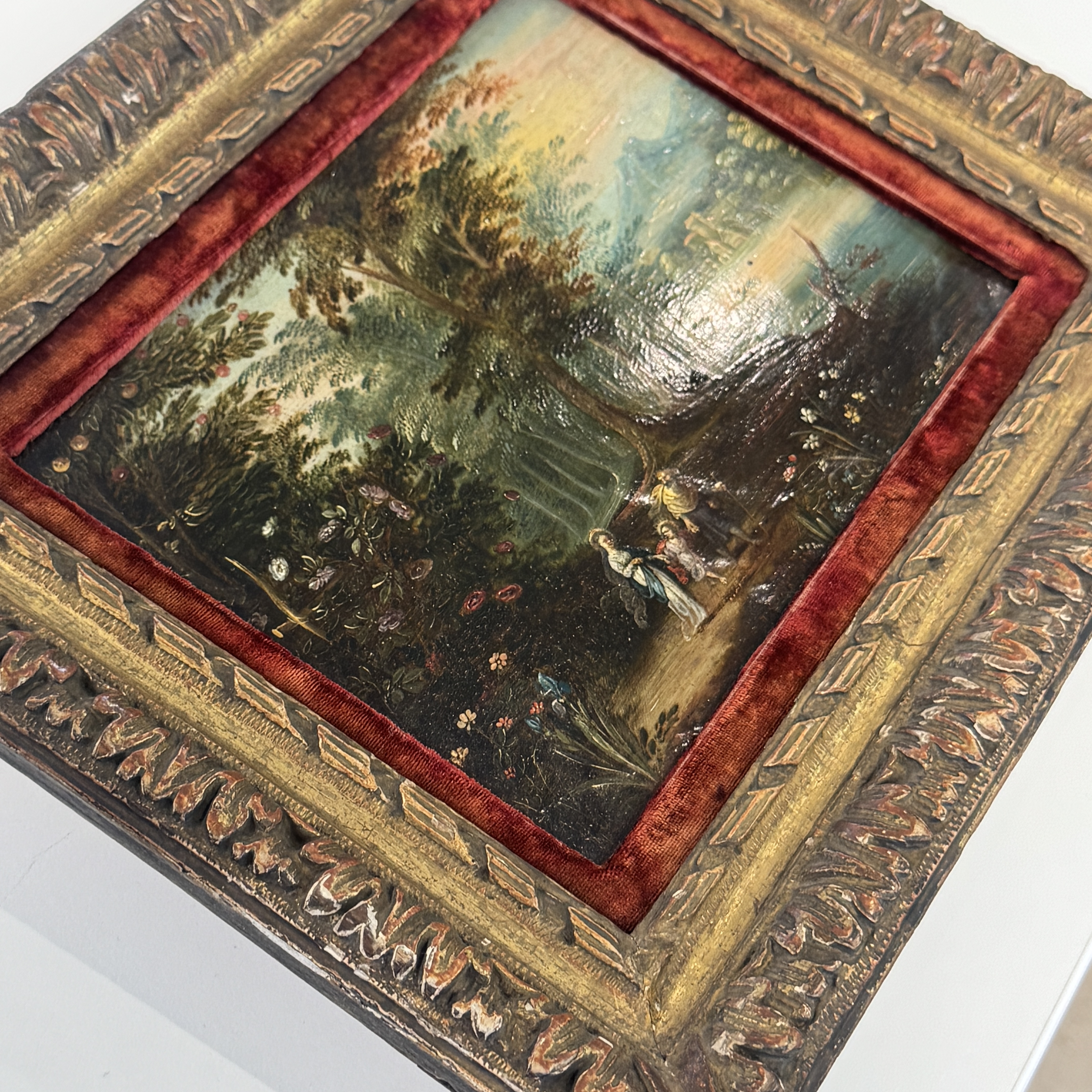 Jan van Kessel the Younger (Antwerp, 1654 – Madrid, 1708): 'The Holy Family in a Forest Landscape', oil on copper — 照片 7