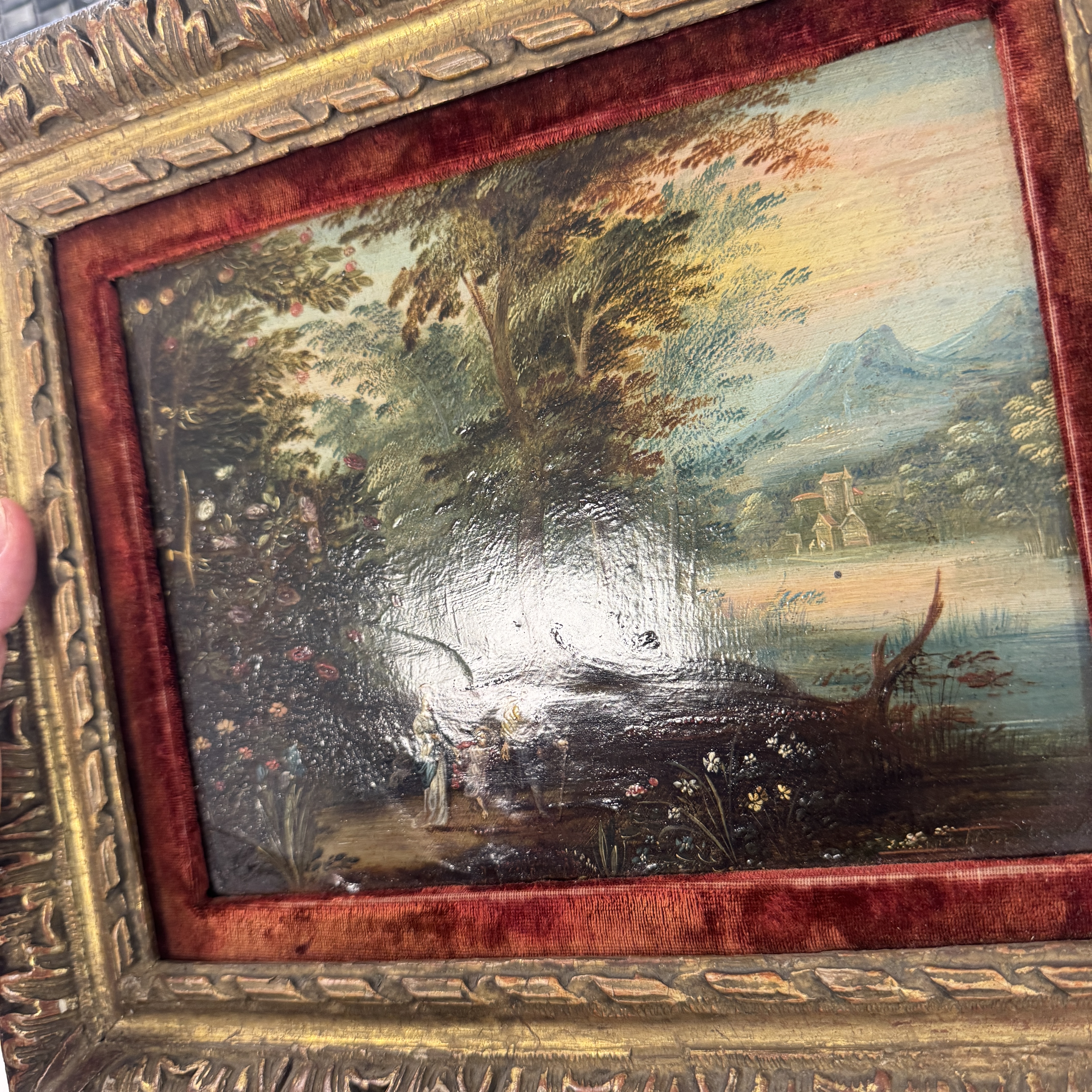 Jan van Kessel the Younger (Antwerp, 1654 – Madrid, 1708): 'The Holy Family in a Forest Landscape', oil on copper — 照片 8