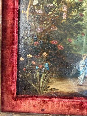 Jan van Kessel the Younger (Antwerp, 1654 – Madrid, 1708): 'The Holy Family in a Forest Landscape', oil on copper — 照片 30