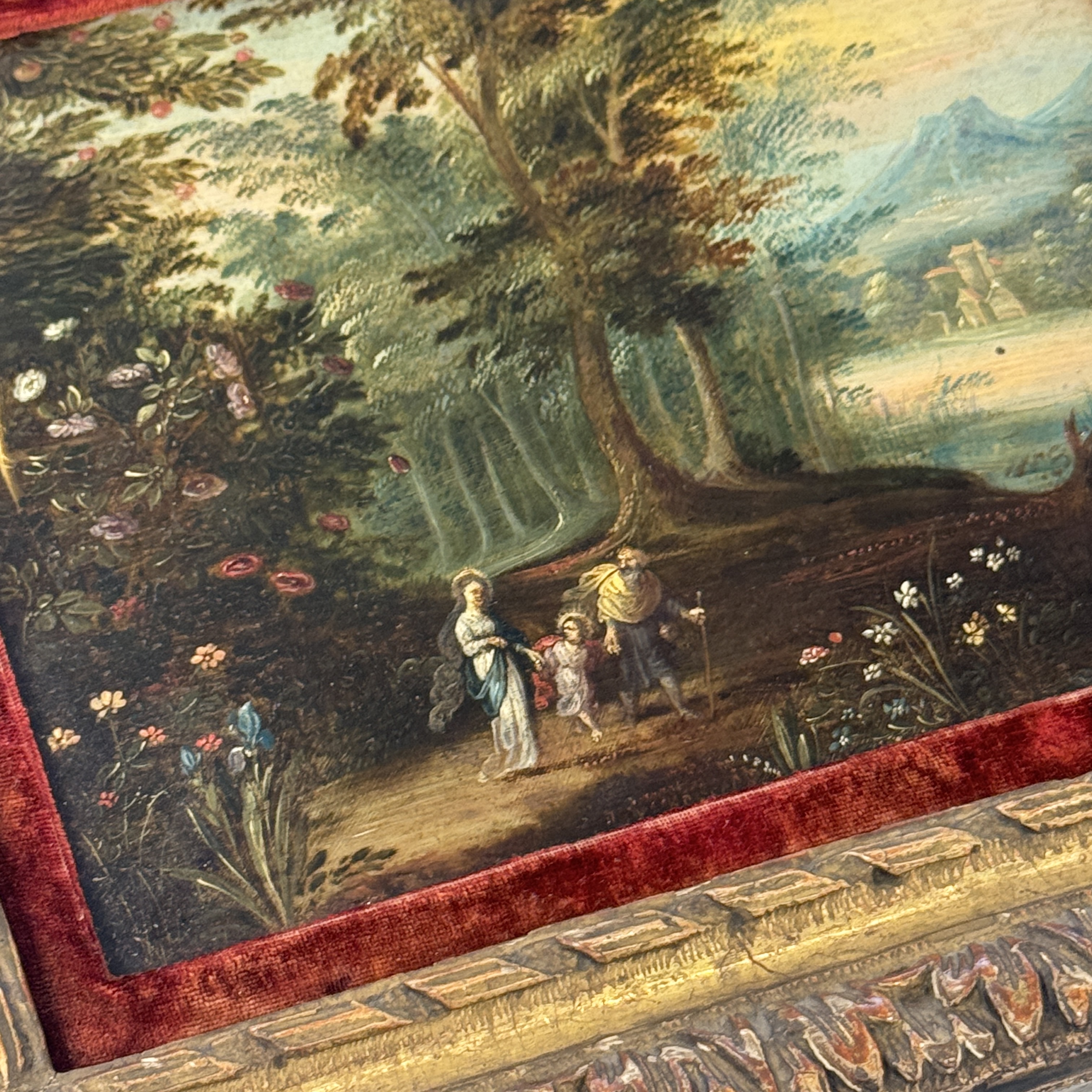 Jan van Kessel the Younger (Antwerp, 1654 – Madrid, 1708): 'The Holy Family in a Forest Landscape', oil on copper — 照片 6
