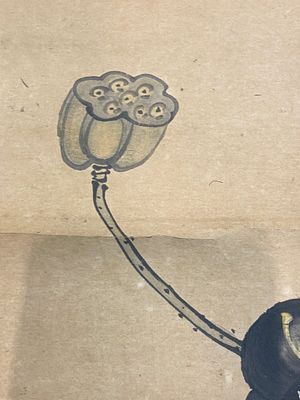 Japanse school, navolger van Sesson Shukei 雪村周継 (1504 – c. 1589): 'Twee onsterfelijken', inkt en kleur op papier — foto 17
