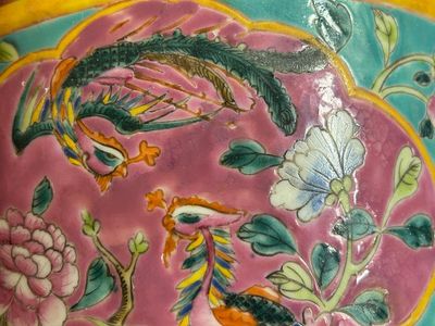Jardinière en porcelaine de Chine famille rose pour le marché Straits ou Peranakan, 19ème — photo 9