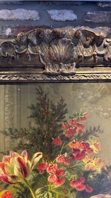 Jean-Baptiste Robie (1821-1910): 'Still Life with Roses and Wild Strawberries', oil on canvas, signed and dated 1863 — photo 40