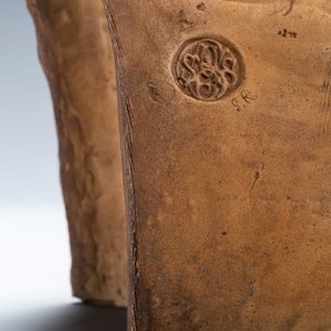 Jean Mich (Frankrijk, 1871-1919): Buste van Chih-Fan in gepatineerde terracotta — foto 11