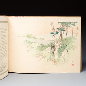 Jean-Pierre Claris de Florian, 'Fables Choisies', illustrated woodblock prints by Japanese artists under Pierre Barboutau — photo 9