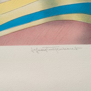 Jef Van Tuerenhout (1926-2006): 'L'idole', two colour lithographs — photo 5