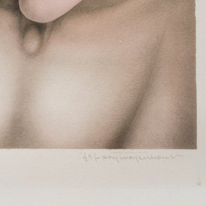 Jef Van Tuerenhout (1926-2006): 'L'idole', two colour lithographs — photo 9