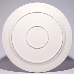 Joost Gevaert: Un très grand plat rond à décor de poissons sur un fond bleu, vers 2013 — photo 2