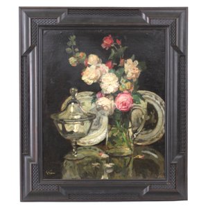 Jules Alexandre Grün (1868-1934), Stilleven met bloemen — foto 1
